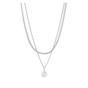 Cuchara Julia necklace, silver.